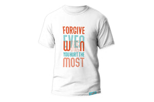 White Forgiveness Sports Tee