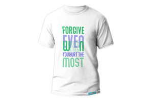 White Forgiveness Sports Tee