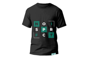 NO1SPRFCT Black Sports Tee