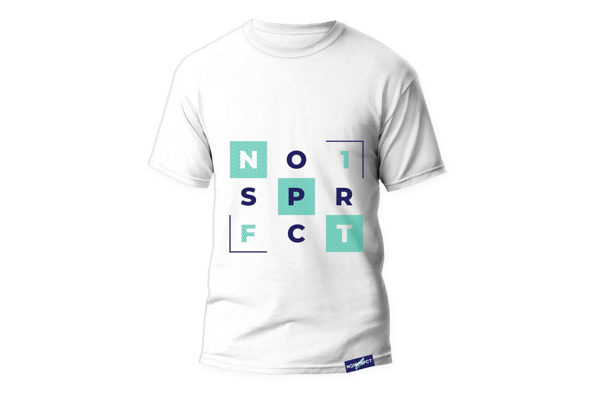 NO1SPRFCT White Sports Tee